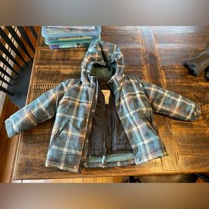 2T dual layered winter jacket coat